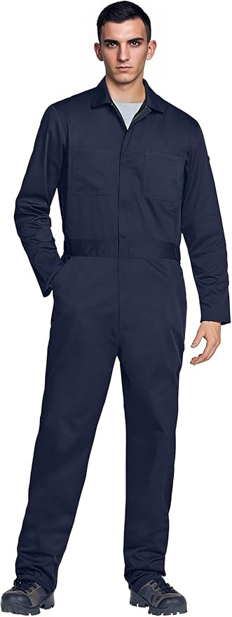 MCJC Coveralls for Men Adult Jumpsuit Coveralls Mechanic Work Uniform Halloween Horror Killer Costume