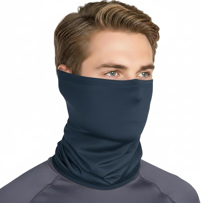 UPF 50+ Neck Gaiter – UV Sun Protection Face Mask, Balaclava, Headband & Scarf – Cooling, Breathable Fabric