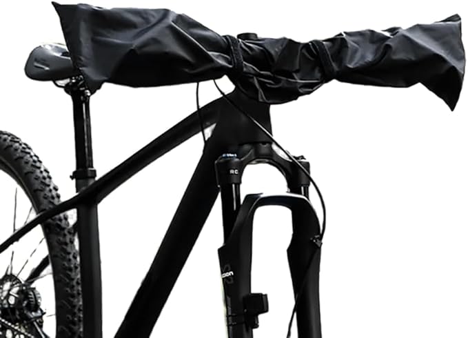 Lixada Bike Handlebar Protector Cover Dustproof Waterproof Handle Bar Cover Universal E-Bike Handlebar Cover Handle Bar Maintenance Cover for Road Bike Cycling Equipment