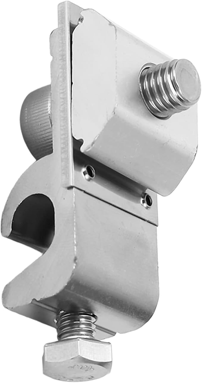 10PCS Solar Panel Mounting Brackets Standing Seam,Aluminum Alloy Grounding Lug, Solar Grounding Clips for Solar Mounting System Panel Brackets Clamps Photovoltaic Support Parts