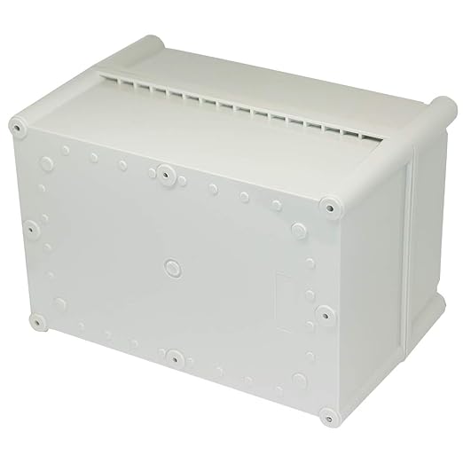 Zulkit Junction Box ABS Plastic Dustproof Waterproof IP67 Junction Boxes Universal Electrical Project Enclosure DIY Electronic Project Box Grey 11.02 x 7.48 x 7.09 inch (280 x 190 x 180 mm)