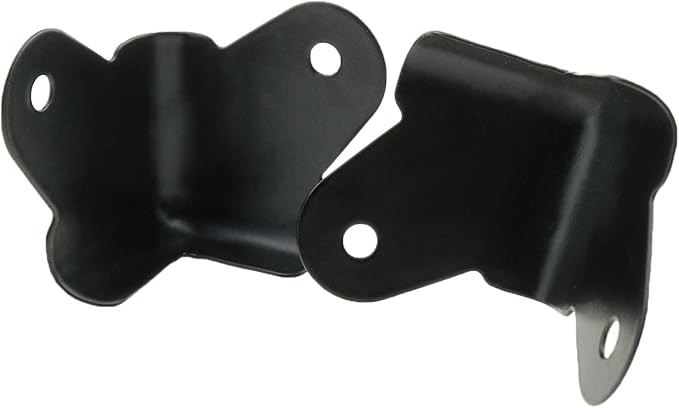 Heyous 8PCS Textured Steel, Edge Protection Box Corner Protector, Powder Coat Corner, Decorative Corner Protector, with Installation Screws, Black