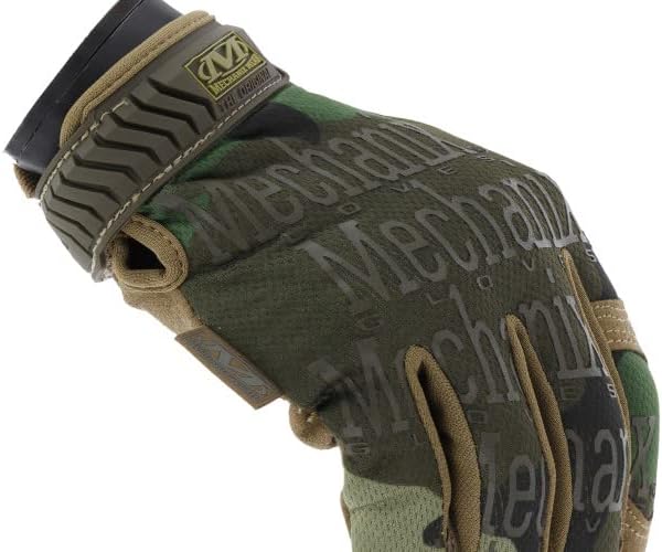 Mechanix Wear - Original Woodland Camo Tactical Gloves (Large, Camouflage) (MG-77-010)