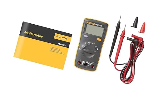 Fluke 106 (U.S.) Palm-Sized Digital Multimeter, CAT III 600V