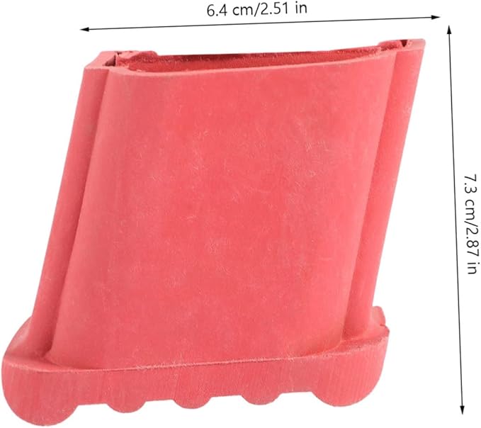 4pcs Household Non-Slip Ladder Feet Pads Durable Rubber Protectors for Step Ladders Thick Shock-Absorbing Design Suitable for Indoor and Outdoor Use