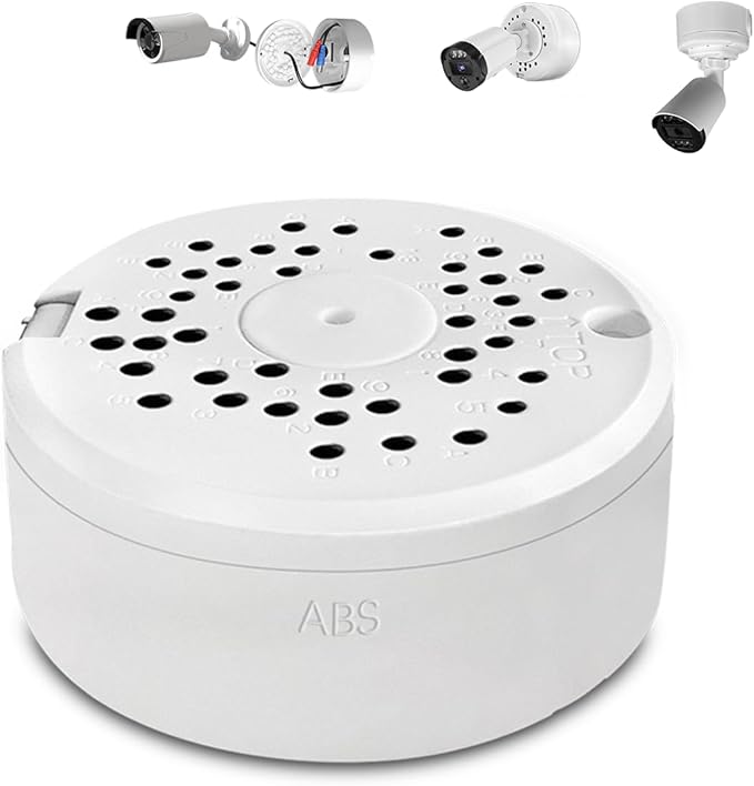 【ABS IP54 Waterproof】 Universal Bullet Security Camera Junction Box, Waterproof Security Camera Box, CCTV Junction Box