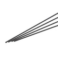 MECCANIXITY Carbon Fiber Rod, 1.5mm x 100mm Carbon Rod Bar for RC Plane DIY Craft Kite Wing Tube Quadcopter Arm Repair Pack of 4