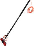 24ft Water Fed Pole Kit, 65kg/145lbs Load Bearing Water Fed Pole Brush with 6-Section Telescopic Pole, Cleaning Brush&Pole for Clean Windows Solar Panels Glass Walls Roofs Cars