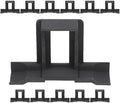Beaupretty 12pcs Solar Panel Water Guide Clips 35mm Drainage Clamp for Photovoltaic Module Maintenance Outdoor Water and Mud Deflector Accessories