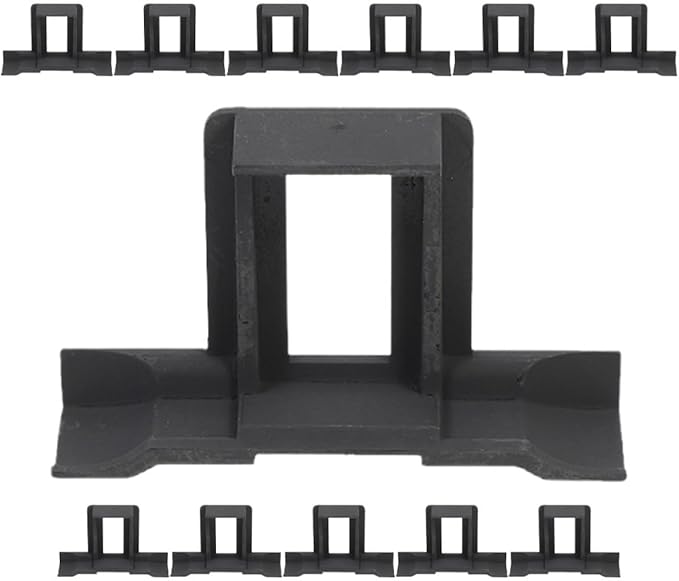 Beaupretty 12pcs Solar Panel Water Guide Clips 35mm Drainage Clamp for Photovoltaic Module Maintenance Outdoor Water and Mud Deflector Accessories