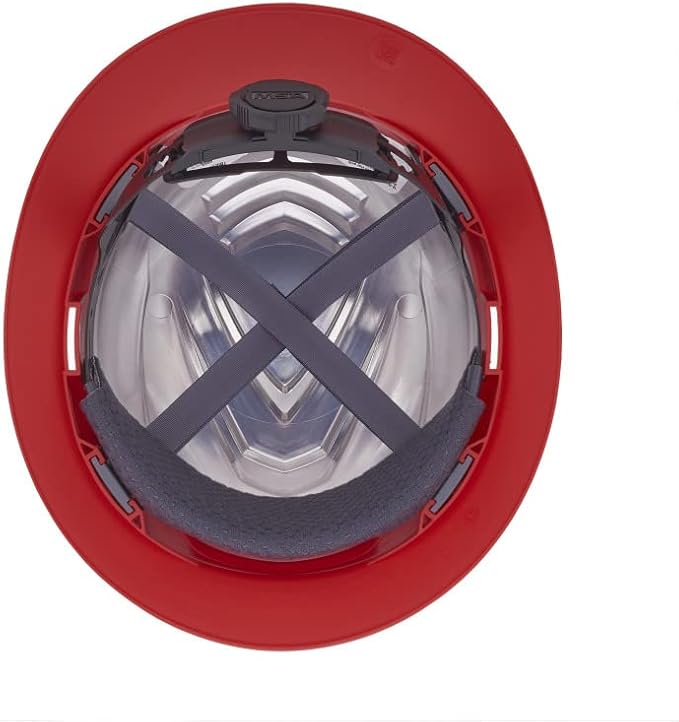 MSA V-Gard C1 Full Brim Hard Hat with ReflectIR Cooling Thermal Barrier and Fas-Trac III Suspension - Uses Highly Innovative Cooling Features to Help Alleviate Heat Stress