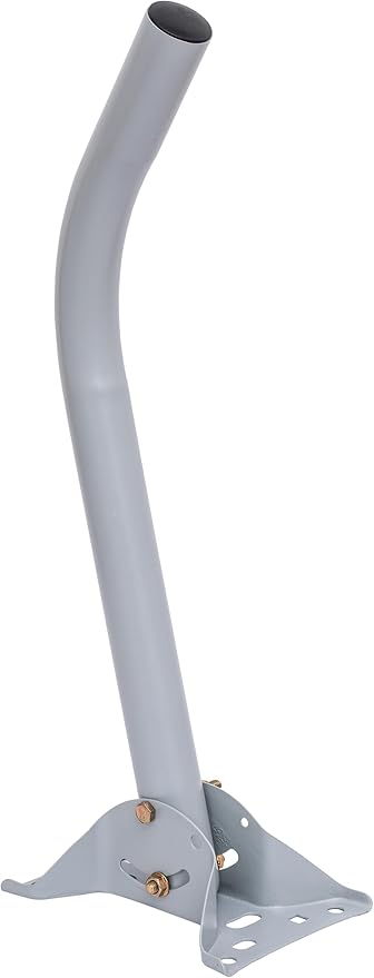Cables Direct Online Weatherproof Adjustable 1.3 Inch Diameter J-Pole Mount for Satellite Dish or TV Antenna – Roof or Wall Installation Tripod Bracket with Included Hardware