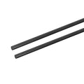 MECCANIXITY Carbon Fiber Rod, 5mm x 450mm for RC Plane DIY Tool Wing Tube Quadcopter Arm, Pack of 2