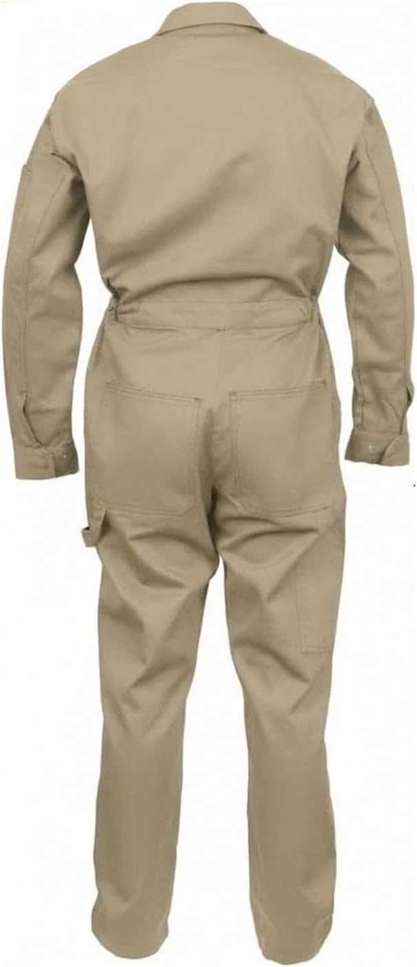 Just In Trend Classic Safety Work Coverall - Long Sleeve - 100% Cotton - 7 oz