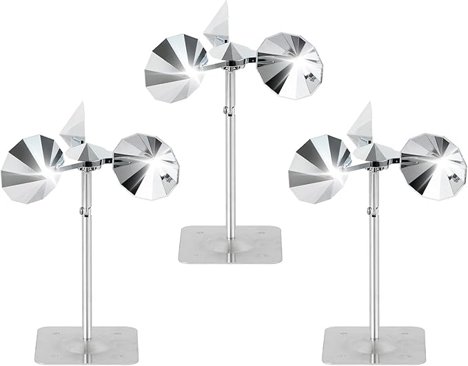 OFFO 3 PCS Bird Scare Reflective Device, Bird Reflector Keep Pigeon Woodpeckers and Sparrows Away for Outdoor Use Boats Roofs Gardens