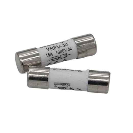 ZOOKOTO 2 Pcs 10x38mm 1000V DC Solar PV Photovoltaic Fuse 30A in line Fuse 30A UL:1000V DC In20A/40.3kA