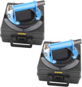 A Pair of DAMO 8" Vacuum Suction Cup Heavy Duty Glass Lifter with Metal Handle and Hand Pump Suction Cups for Glass & Granite Lifting