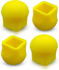 4 Pcs Ladder Stabilizer Bumpers Fit for Werner Extension Ladder, Ladder Standoff Rubber End Caps, Non-Slip Protective Covers