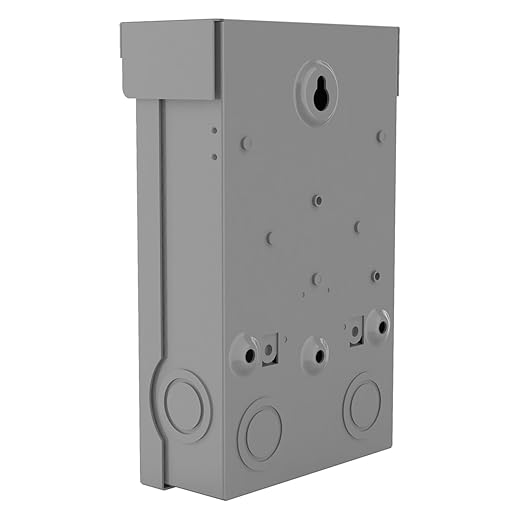240VAC 60 Amp Non-Fused AC Disconnect Box, Outdoor Waterproof Metal Enclosure with Pull-Out Switch - for Home & Light Commercial HVAC, Condensing Units & Air Conditioning Systems - UL Listed
