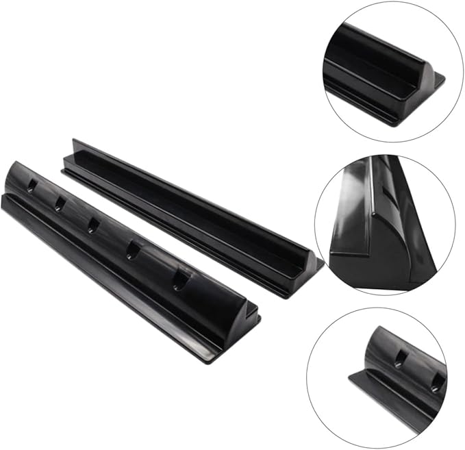 BESPORTBLE 2pcs Solar Panel Rack Brackets Abs Mounted Support for Roof Rv Boat Easy Installation High Insulation Performance