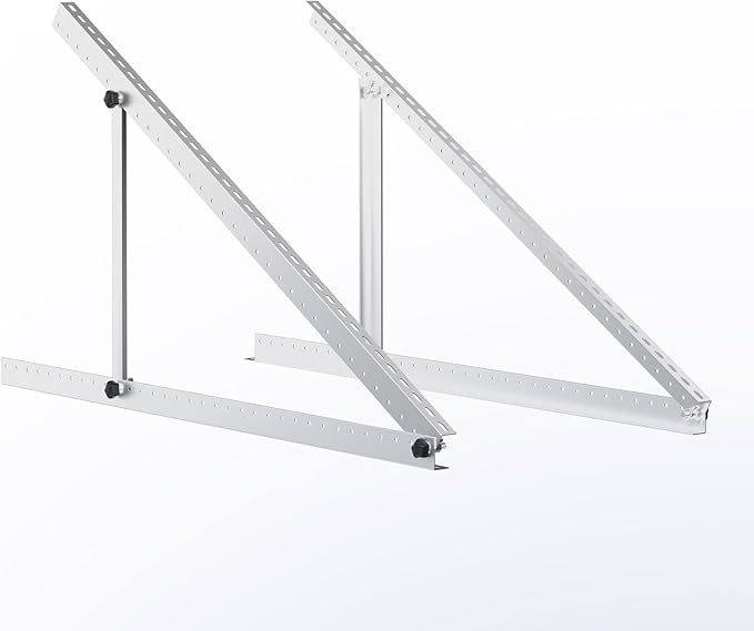 Renogy 50in Mounting Brackets , Adjustable Solar Panel Mount with with Foldable Tilt Legs – Compatible with Flat Surfaces, Supports Up to 320W, Over 160W Renogy N-Type Panels or 2 x 100W Panels