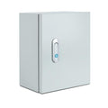 Steel Electrical Junction Box, Indoor&Outdoor Electrical Enclosure Box, Wall Mounted Waterproof&Dustproof Metal Box, Universal Electric Equipment Enclosure Box with Safety Locks and Mounting Plates