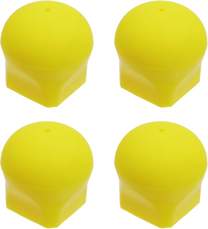 T Tulead Ladder Stabilizer Bumpers Rubber Ladder Stabilizer Pads Ladders Standoff Rubber End Cap Non-Slip Protective Covers 1.41-Inch Inner Width, 4PCS