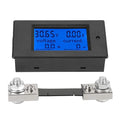 PZEM-051 LCD Display DC 6.5-100V Digital Electric Power Energy Voltage Current Meter Power Energy Battery Monitor Amperage Meter Gauge with Built-in Shunt(50A Shunt)