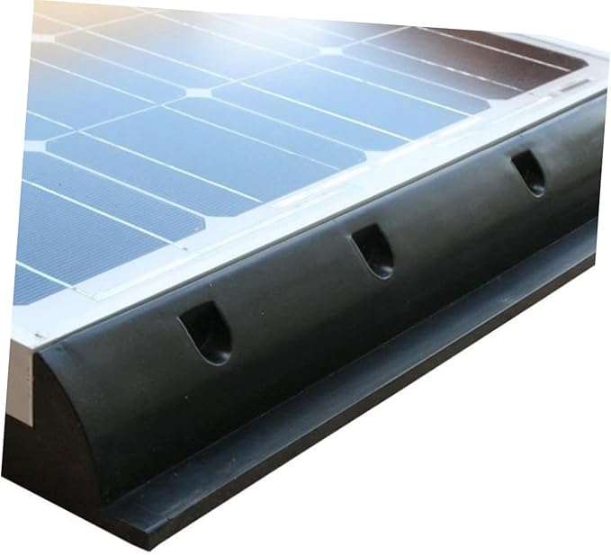 Homoyoyo Lar Panel Rack for Rv Boat 2pcs Waterproof Abs Solar Panel Bracket High Insulati