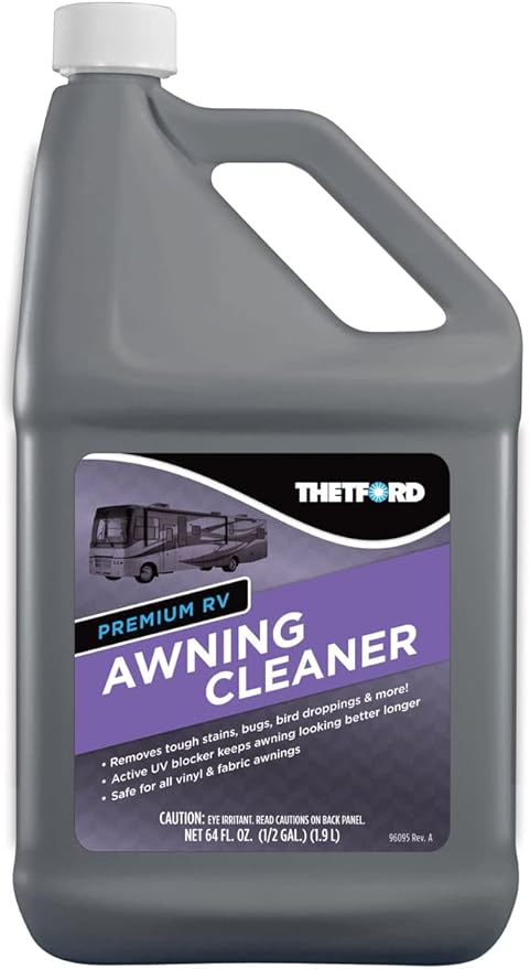 Premium RV Awning Cleaner for RV or Home Awnings 64 oz - Thetford 96017