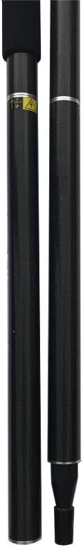 GPS 2 Meter 4 Section Rover Rod，Survey Rover Pole RTK Carbon Fibre Surveying Prism Pole with Bubble for Land Surveying & Engineering GPS/GNSS (GLS24)
