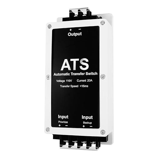 AC 110V 20A Dual Power Automatic Tranfer Switch,Two Ways 0.015S High Speed Tranfer Switch, ATS Auto Transfer Switch
