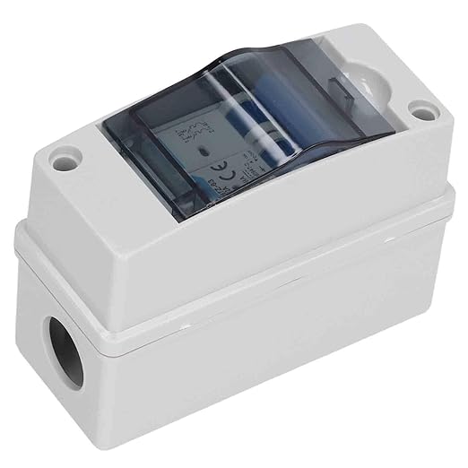 DC Miniature Circuit Breaker PV DC Circuit Breaker, IP65 Waterproof DC Isolator Switch Solar Disconnect Switch 32A 6KA 1000V, Circuit Breaker for PV Solar Panel Connected System
