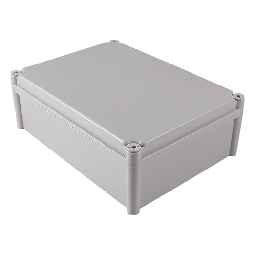Junction Boxes-15" x 11" x 5.1" IP65 ABS Plastic Dustproof Waterproof Electrical Box Project Junction Conduit Box for Electrical Outdoor Enclosure