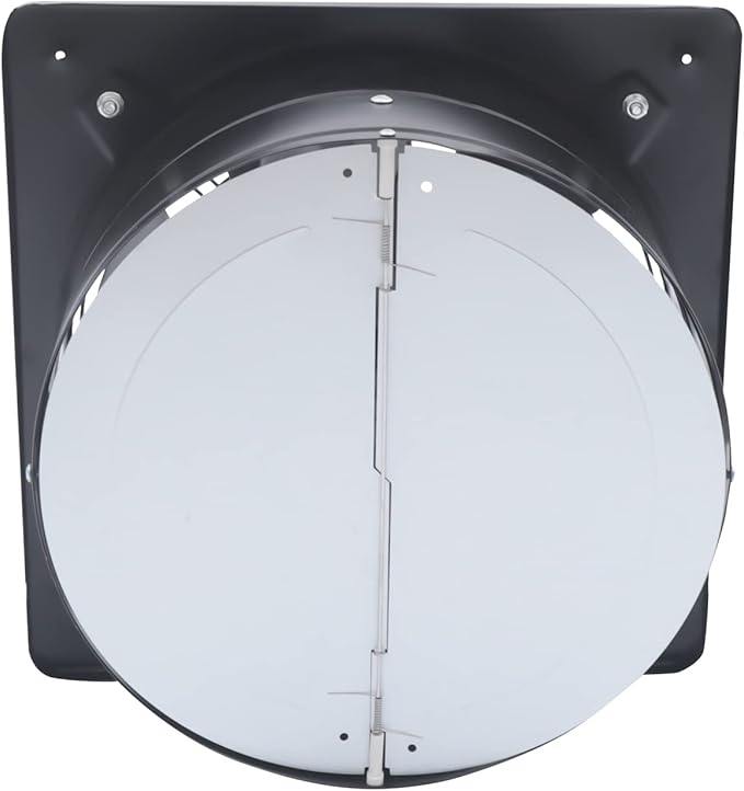12'' Explosion Proof Exhaust Fan, 125W Industrial Axial Flow Fan Utility Blower Ventilator Extractor Factory Extraction Ventilation for Garage Shops Kitchen, 2800RPM