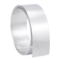 PH PandaHall 196" x 2" Aluminum Flashing, 0.4mm Sheet Flashing Metal Foil Roll Sheet Strip Aluminum Roof Panels Foil Strips Flat Wire for DIY Craft Sealing Door Window Repair Garden