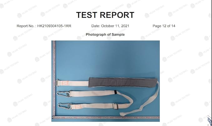 HUAWELL Safety Belt with Adjustable Lanyard, Tree Climbing Harness Protective Gear, Personal Protection Fall Arrest Kit