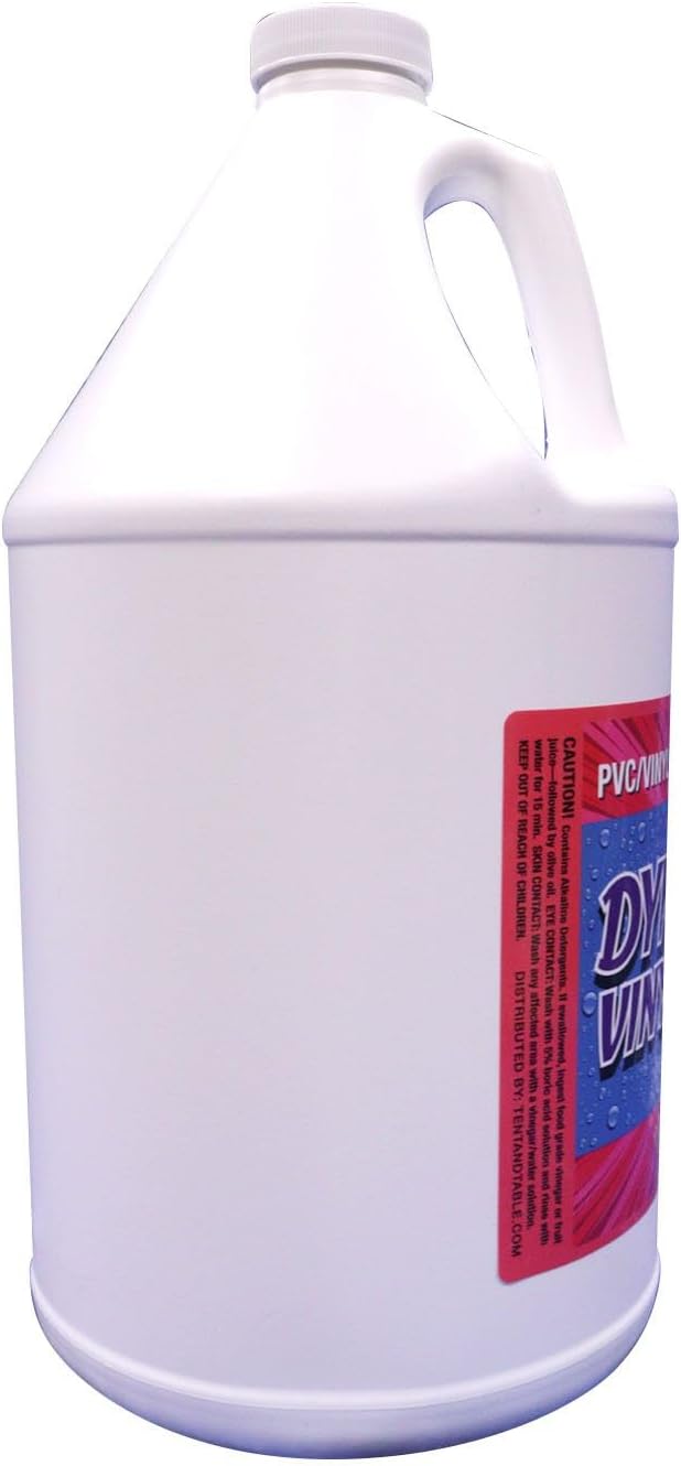 TentandTable Dynamite Vinyl Shine: Premium Cleaner for Party Tents, Wedding Tents, Event Tents & More - Formula for Vinyl Surfaces