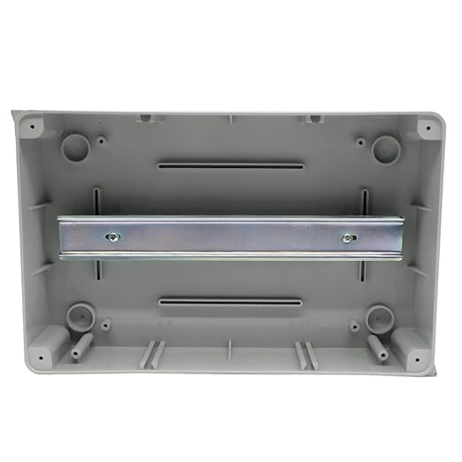 IP65 ABS Waterproof Circuit Breaker Distribution Box Din,ABS 3 Phase Power Supply Plastic Distribution Boxes Electrical for Circuit Breaker 15 Way