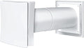 VENTS-US PS 101 - Passive Fresh Air Intake Ventilation Kit with Adjustable Airflow – Includes Telescopic Air Duct (No Motor), and Durable Plastic Indoor and Outdoor Covers