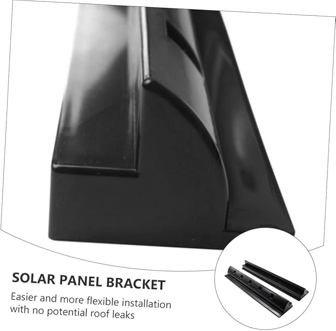 Solar Panel Roofrack Bracket Set 2pcs Abs Brackets Insulation Sturdy and Easy to Install