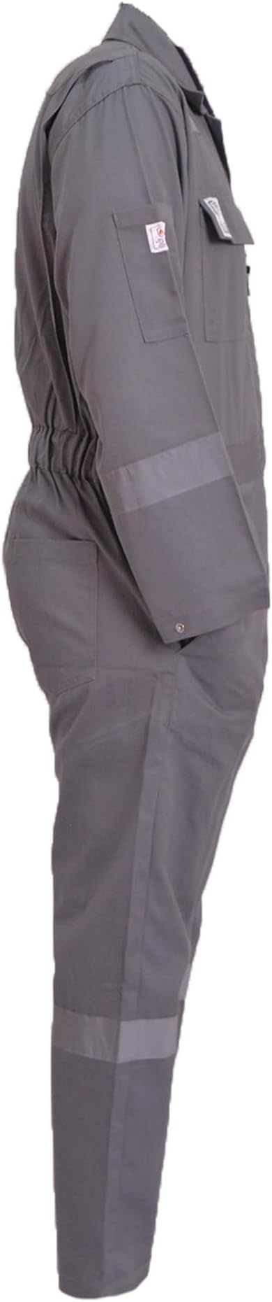 Flame Resistant FR Hi Vis Coveralls for Men NFPA 2112 Complied 7oz Overall for Men Reflective Tape 6 Pockets Coverall