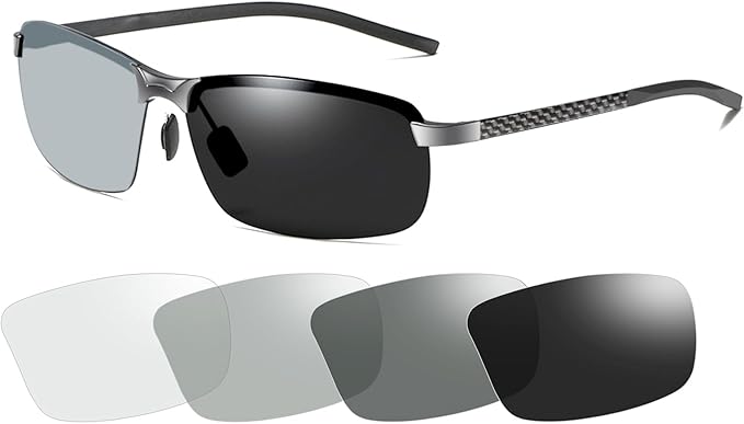 YIMI Polarized Photochromic Driving z87 Sunglasses For Men Women Day and Night safety glasses