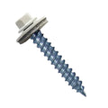 Metal Roofing Screw: (250) 12 x 1-1/2" BRITE WHITE Hex Sheet Metal Roof Screw. Sharp Point metal to wood siding screws. 9/16" EPDM washer.