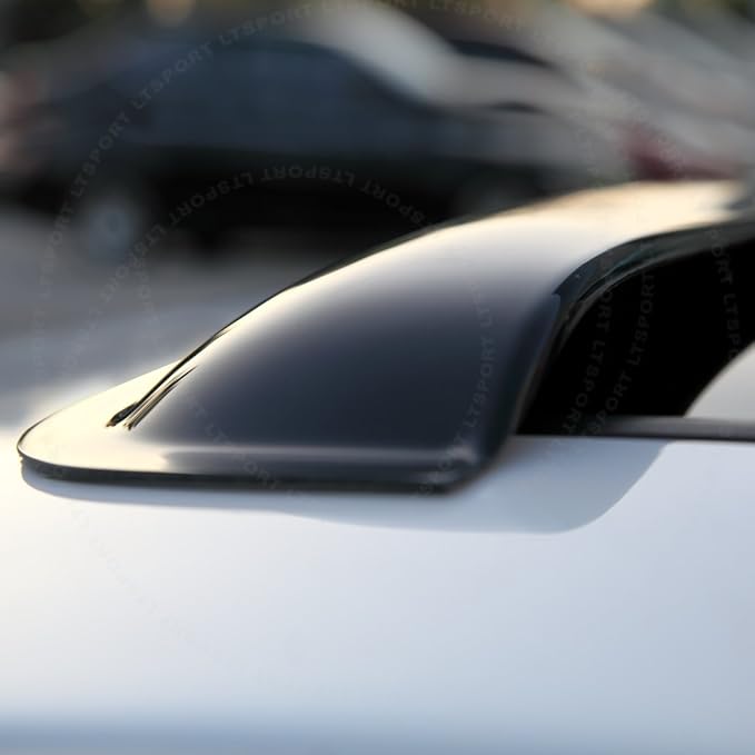 Sun Roof Visor Moonroof Vent Sunroof Rain Guard Top Window Wind Deflector Adhesive Tap On Air Flow Sun Shield 35" 88cm