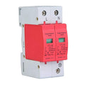 AC Protector Power Protector Arrester Device, House Protector Low Voltage Arrester for Photovoltaic Thunder, Protective Device Arrester Electronics Accessories (2P40KA)