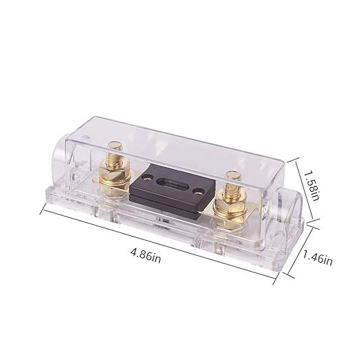 Renogy 40A Set w Holder ANL Fuse, 40 amp (40A ANL Fuse Set w/Fuse)