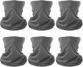 6 Pieces Summer Face Cover Scarf Mens Neck Gaiter For Men Women UV Protection Face Breathable Sun Protection Cycling Running
