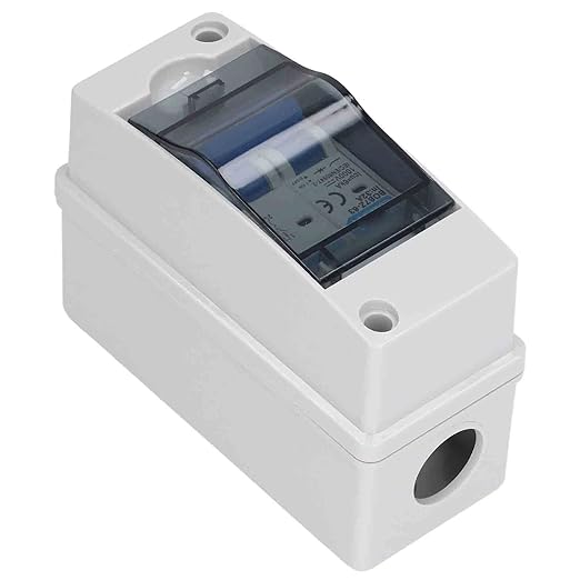 DC Miniature Circuit Breaker PV DC Circuit Breaker, IP65 Waterproof DC Isolator Switch Solar Disconnect Switch 32A 6KA 1000V, Circuit Breaker for PV Solar Panel Connected System