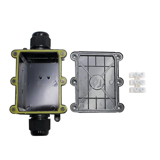 Underground Electrical Box Waterproof IP68 Junction Box,2 Way Plug Line M20 Coaxial Cable Junction Box Connector Wire Range 5 to 15mm Outdoor External Electric Power Cord Boxes